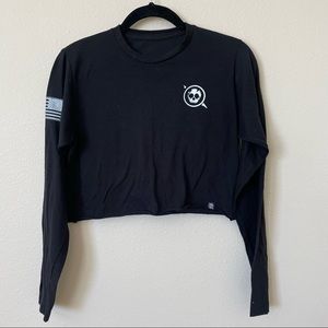 Cambro Long Sleeve Crop Top